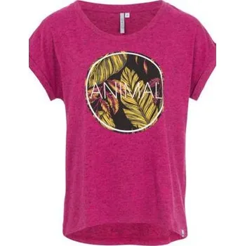 Pánské tričko Tričko Animal TROPIC CIRCLE Damson Purple Marl velikost 08