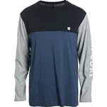 Tričko Rip Curl BLOCKED LS TEE Mood Indigo Mar velikost M