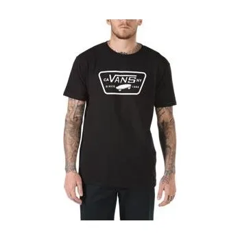 Pánské tričko Tričko Vans FULL PATCH Black/White velikost XXL