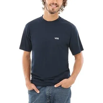 Tričko Vans LEFT CHEST LOGO TEE Navy/White velikost XL