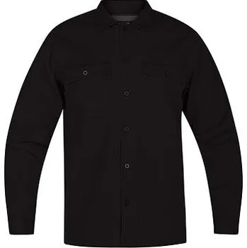 Pánská košile Košile Hurley LT DAN SHACKET Black velikost M