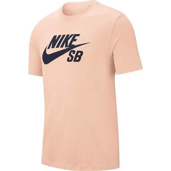 Pánská móda Tričko Nike SB DRI-FIT Washed Coral/Obsidian velikost XL