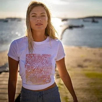 Pánské oblečení Tričko Animal SUMMER LONG White velikost 08