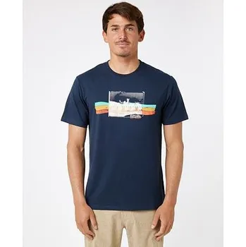 Pánská móda Tričko Rip Curl STRIPED TEE Dark Navy velikost XL