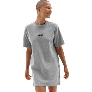 Dámské šaty šaty Vans CENTER VEE TEE DRESS Cement Heather velikost M