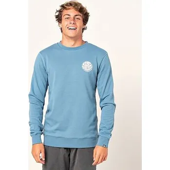 Pánská mikina Mikina Rip Curl OS PRINTED CREW Bluestone velikost L
