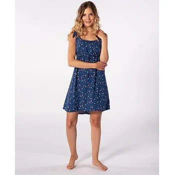 Dámské šaty šaty Rip Curl BEACH NOMADIC SUN DRESS Pacific Blue velikost M