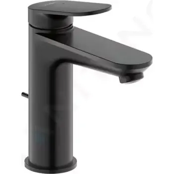 Vodovodní baterie Duravit Wave Umyvadlová baterie s výpustí, matná černá, WA1020001046