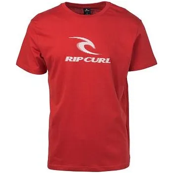 Tričko Rip Curl ICONIC SS TEE Red velikost XXL