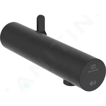 Vodovodní baterie Ideal Standard SensorFlow Senzorová umyvadlová baterie se směšovačem, bateriové napájení, hedvábná černá, A7563XG