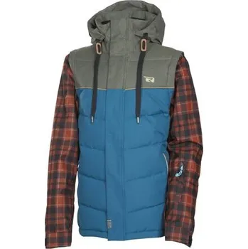 Chlapecká bunda Bunda Rehall BRATT-R-JR. rusty checks red velikost 140