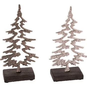 Bytová dekorace Dekorace strom na podstavci, 23x5x11cm, balení obsahuje 2 kusy!|Ego Dekor