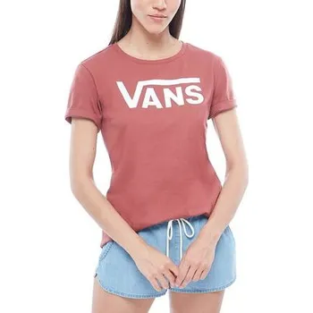 Pánské oblečení Tričko Vans FLYING V CREW Apple Butter velikost XS