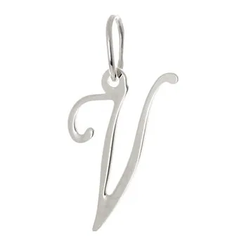 Přívěsek Přívěšek z bílého zlata písmeno V ZZ0927VBF