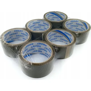 Lepicí páska Balicí páska Smart hnědá, šířka 48 mm, délka 45,72 m, 6 ks