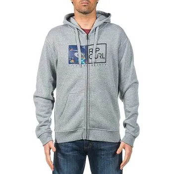 Pánská mikina Mikina Rip Curl RIPAWATU YARDAGE HZ FLEECE Beton Marle velikost M