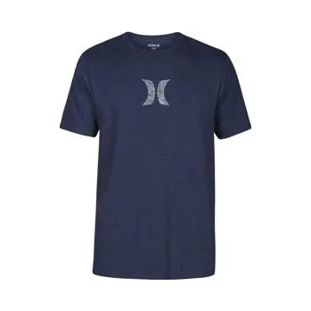 Pánské tričko Tričko Hurley ICON PUSH THROUGH Obsidian Heather C velikost XL