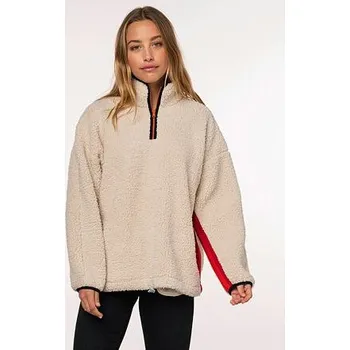 Pánské oblečení Mikina Rip Curl NUNA POLAR FLEECE Stone velikost L