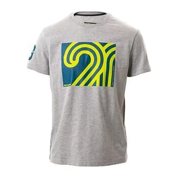 Pánské tričko Tričko Rehall REBEL Grey Melange velikost L