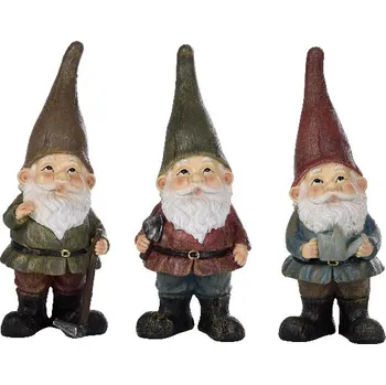 Zahradní dekorace Zvířátka a postavy OUTDOOR TRUE TO NATURE Trpaslík, v. 28,3 cm, balení obsahuje 3 ks!|Esschert Design