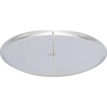 Zápich na svíčku, stříbrná, pr. 7cm, bal 4ks (DOPRODEJ)|Ego Dekor