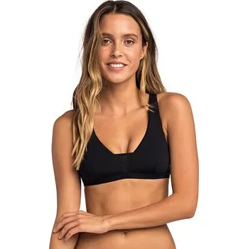 Dámské plavky Plavky Rip Curl MIRAGE ULTIMATE CROP Black velikost XS