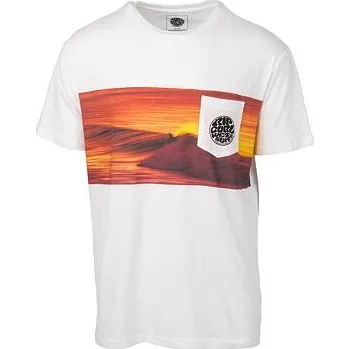 Pánské tričko Tričko Rip Curl ACTION ORIGINAL SS TEE White velikost S