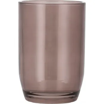 Držák na kartáček Kelímek na zubní kartáčky a pastu skleněný tmavě hnědý SODAHL VINTAGE