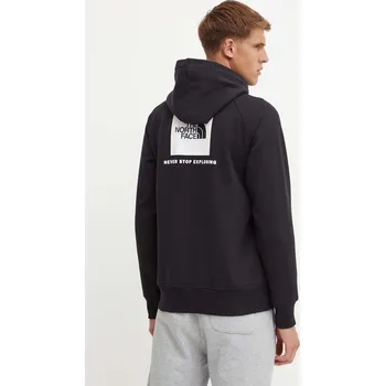 Pánská mikina Mikina The North Face Raglan Redbox Hoodie NF0A89F9KY41 černá 99X, vel. L