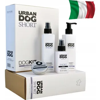 Kosmetika pro psa URBAN DOG SHORT HAIR DOGKIT | Šampon, parfém, balzám – SADA pro psy a kočky