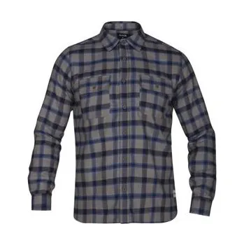 Pánská móda Košile Hurley DRI-FIT HEMMINGWAY L/S Dk Grey Heather velikost M