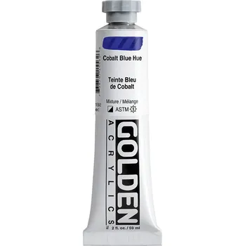 Vodová barva Akrylová barva Golden Heavy Body - 1556 Cobalt Blue Hue Objem: 59 ml