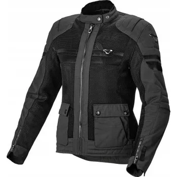 Moto bunda MACNA DÁMSKÁ MESH BUNDA FLUENT ČERNÁ S