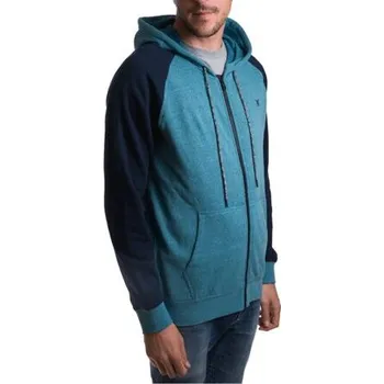 Pánská mikina Mikina Hurley BAYSIDE ZIP Space Blue velikost M