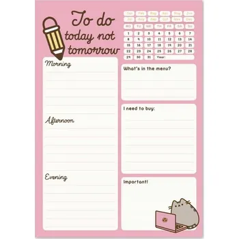 Notes A5 Pusheen růžový