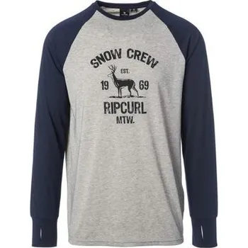 Pánské tričko Tričko Rip Curl SHRED LS TEE Dress Blue velikost S