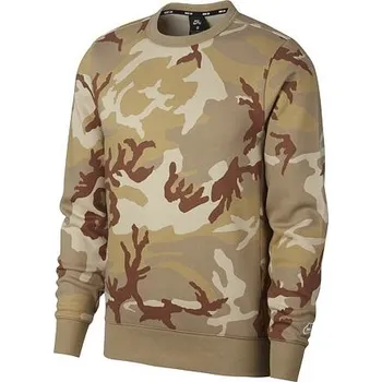 Pánská móda Mikina Nike SB ICON Desert Ore/Parachute Beige velikost XL