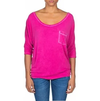 Pánská móda Tričko Rip Curl BELIEVER TEE Fuchsia Red velikost L