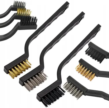 Vrták 3 ks Miniaturní drátěný kartáč sada