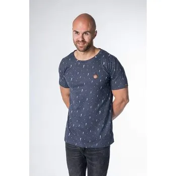 Pánské tričko Tričko Alife and Kickin TIM A Marine Aop velikost M