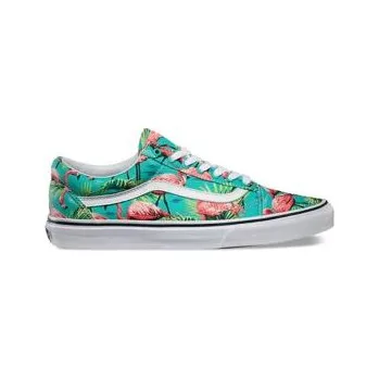Chlapecké tenisky Boty Vans OLD SKOOL Turquoise/Flamingo velikost 42.0