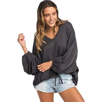 Dámská mikina Mikina Rip Curl SALTY CRUSH HOODED FLEECE Asphalt velikost S/M