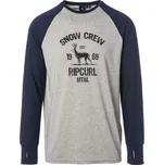 Tričko Rip Curl SHRED LS TEE Dress Blue velikost L