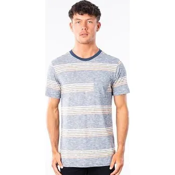 Pánské oblečení Tričko Rip Curl SURF REVIVAL STRIPE Navy velikost S