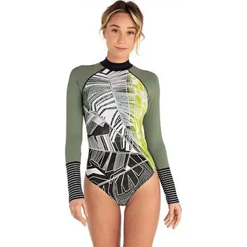 Dámské plavky Plavky Rip Curl MIRAGE JUNGLE CAMO SURF SUIT Black velikost S