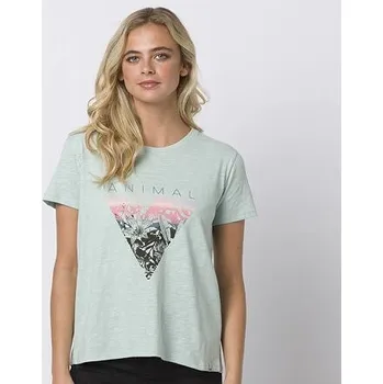 Pánské oblečení Tričko Animal TRACKER Harbour Green velikost 08