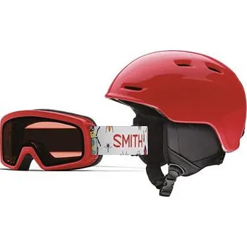 Cyklistická přilba Helma + brýle Smith ZOOM JR/RASCAL Lava / RC36 velikost YS