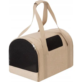 přepravka pro zvíře Přepravka pro psa PillowPrim béžová M 27 cm x 39 cm x 28 cm