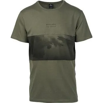 Pánské tričko Tričko Rip Curl BUSY TIME SS TEE Dark Olive velikost S