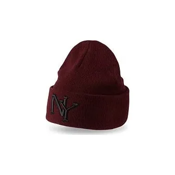 Čepice Zimní čepice State Of WOW NEW YORK H BEANIE Bordeaux Black velikost O/S